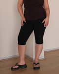 Black Classic Capri Pants
