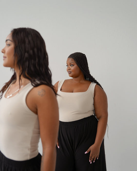 2XL | Tan Easy Tank Top