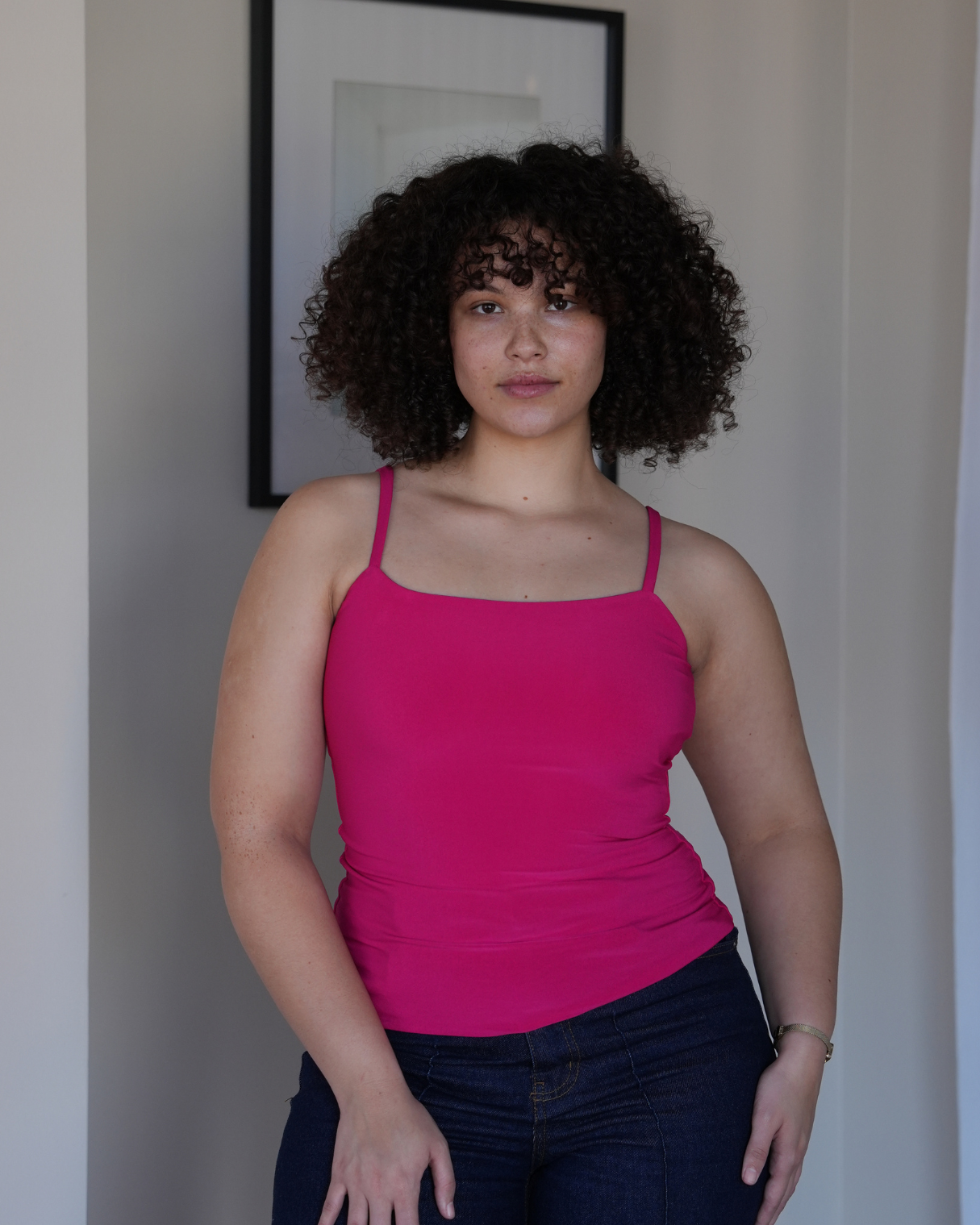 M | Cerise Pink Snatched & Sculpted Vest