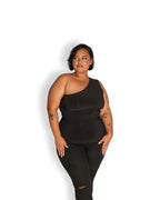 Black One Shoulder Top