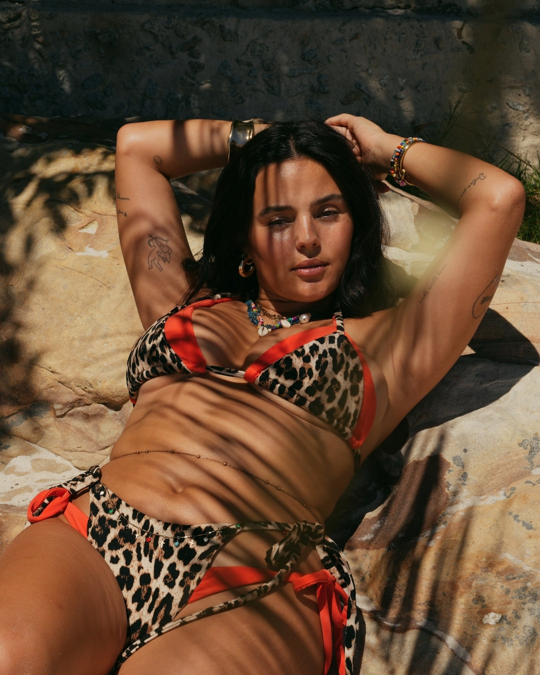 Orange Double Bikini Set