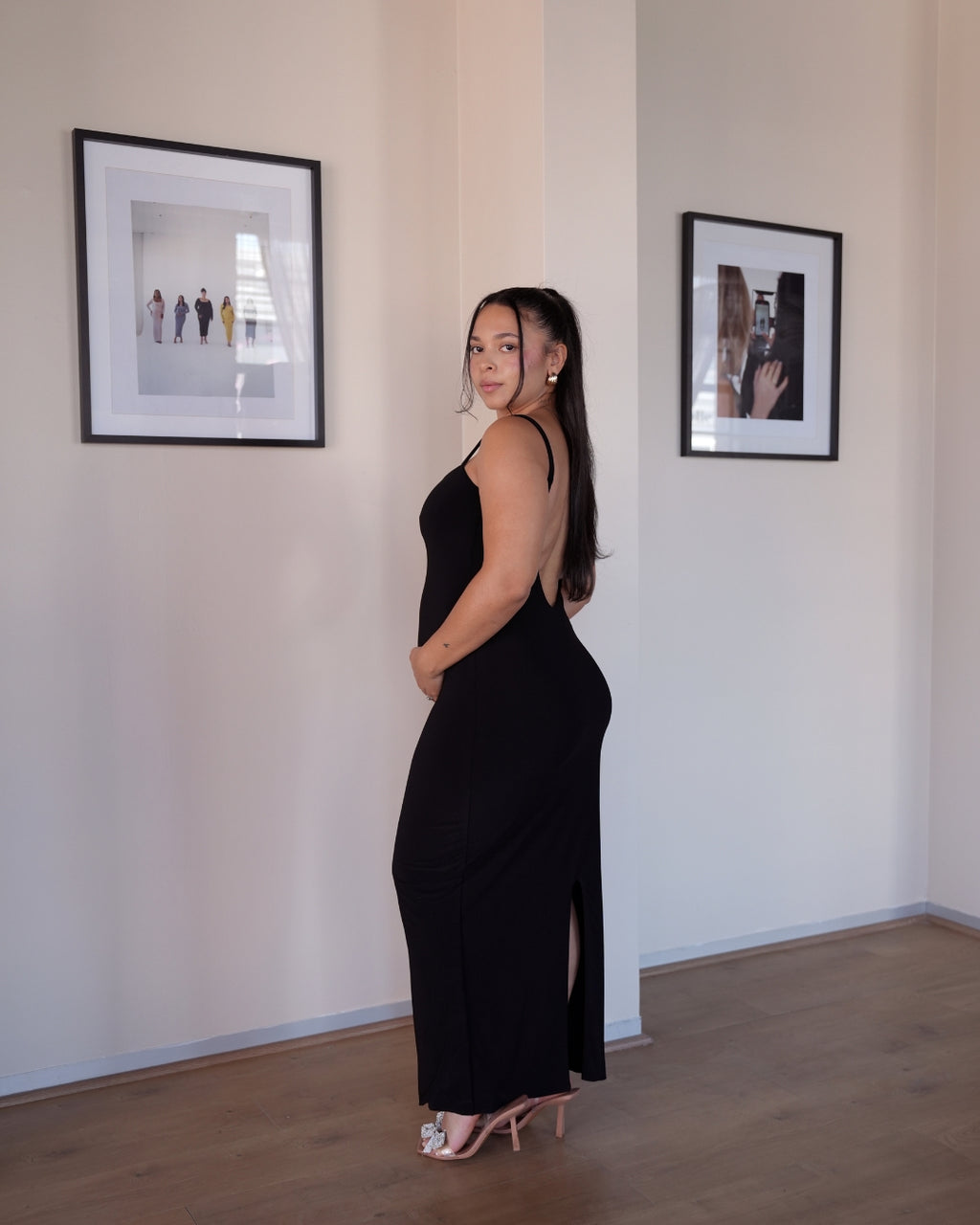 Black Sculpted Dress