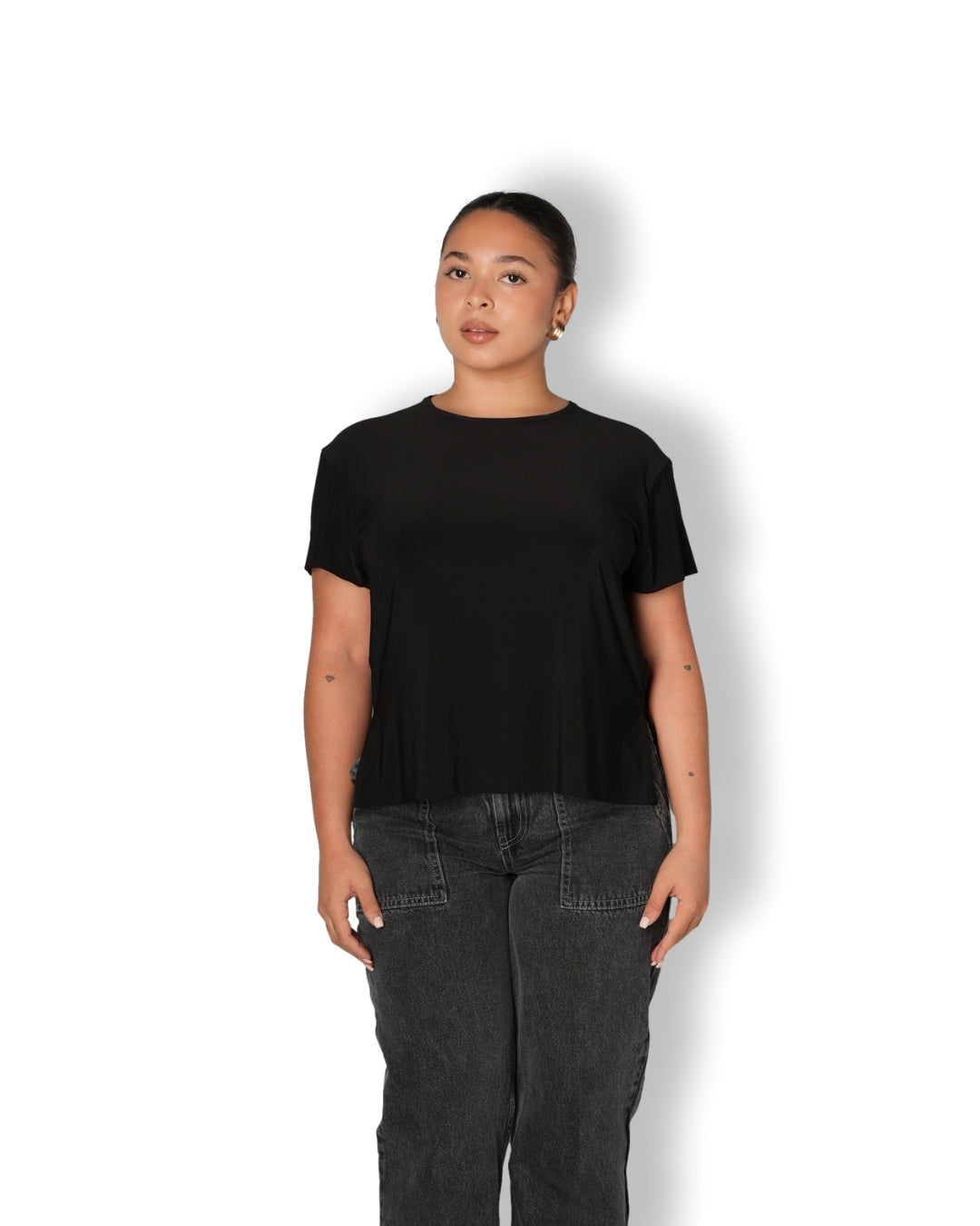 Black Relaxed Fit T-shirt