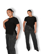 Black Relaxed Fit T-shirt