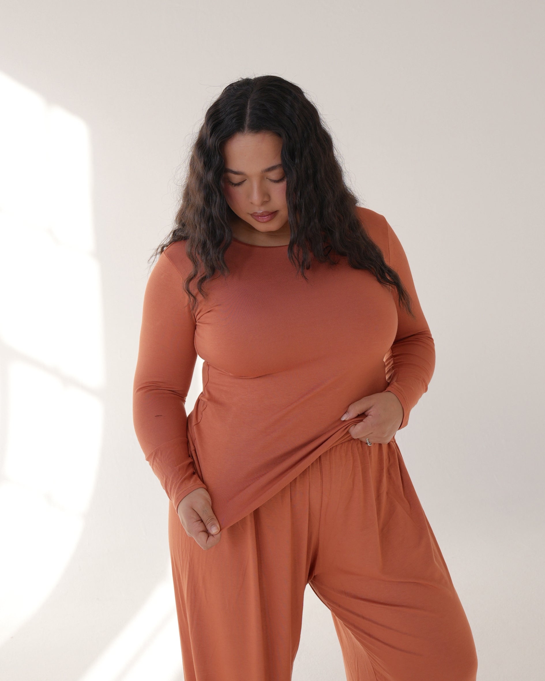 Ladies Rust Lounge Set
