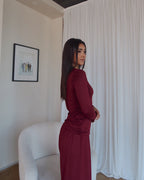 Dark Maroon Lounge Pants