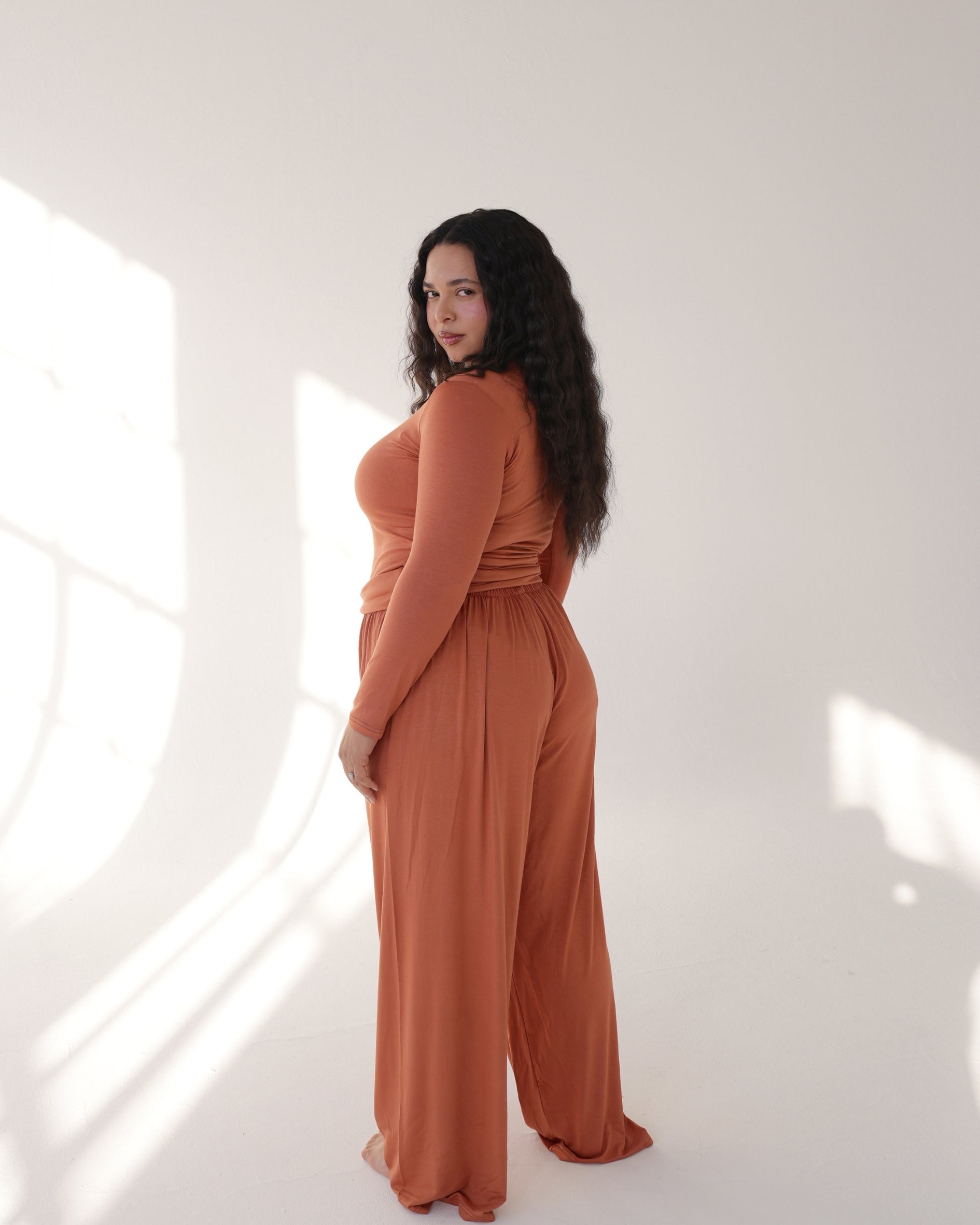 Ladies Rust Lounge Set