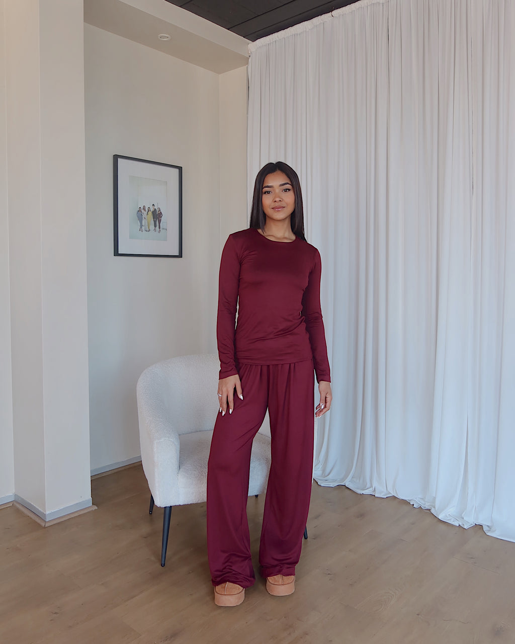 Dark Maroon Lounge Pants