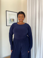 2XL | Navy Blue Essential Top