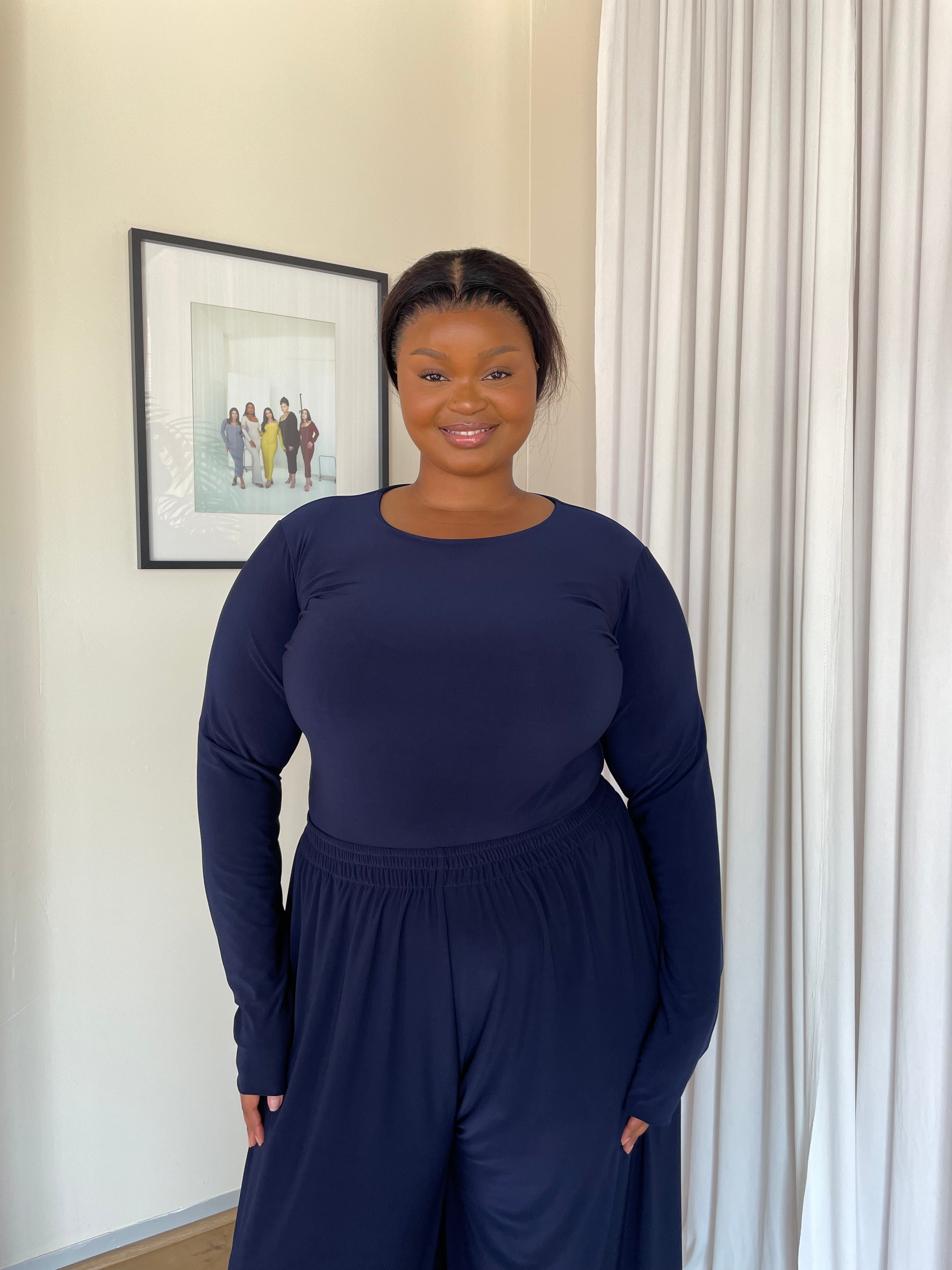 2XL | Navy Blue Essential Top