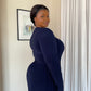 XL | Navy Blue Essential Top