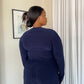 XL | Navy Blue Essential Top