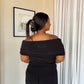 XL | Black Off Shoulder Top