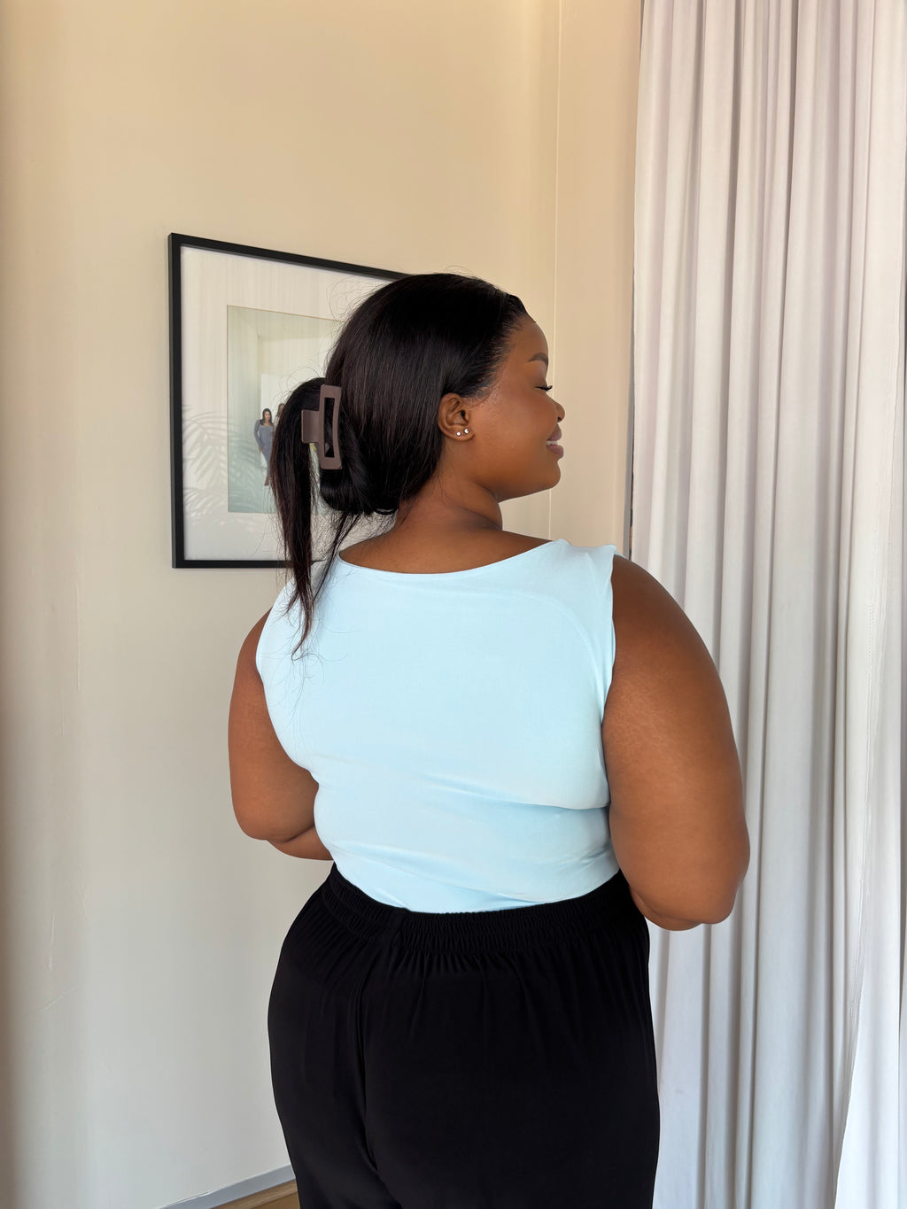 XL | Baby Blue Easy Tank Top