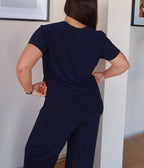 Navy Blue Relaxed Fit T-shirt