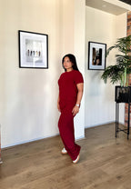 Maroon Relaxed Fit T-shirt