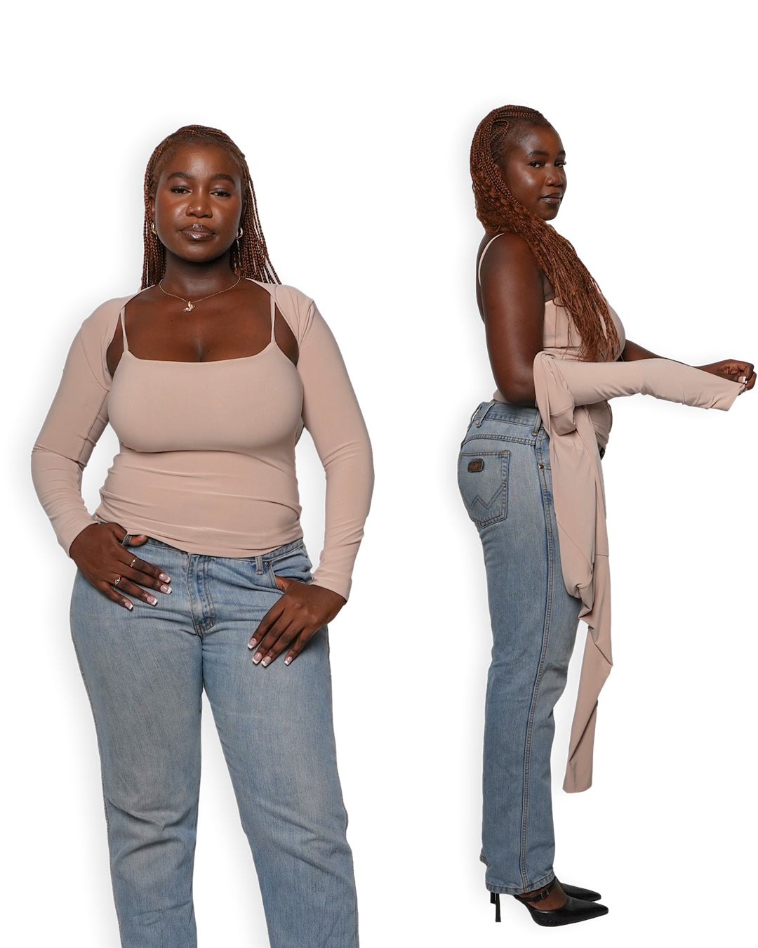 Tan Snatched & Sculpted Vest