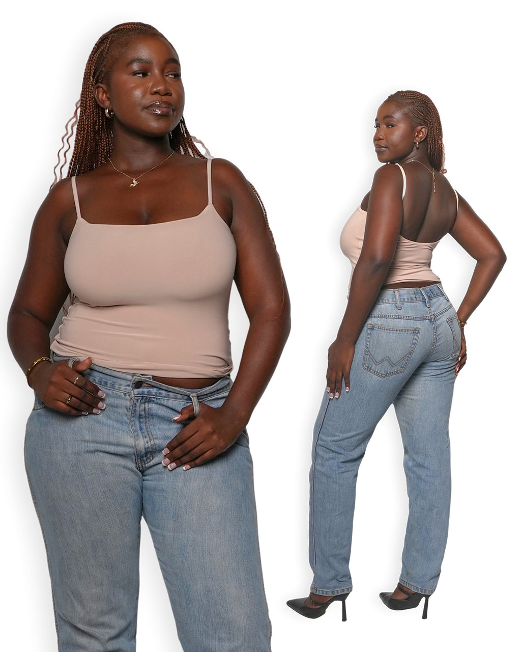 Tan Snatched & Sculpted Vest