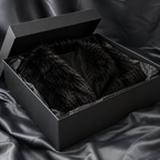Black Luxe Faux Fur Coat