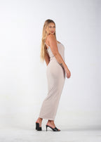 Tan Switch-Up Bodycon Dress