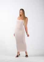 Tan Switch-Up Bodycon Dress