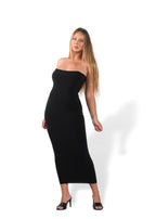 Black Strapless Bodycon dress