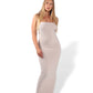 Tan Strapless Bodycon dress